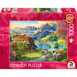 Schmidt Spiele Erholung in den Dolomiten, Puzzle 1000 Teile