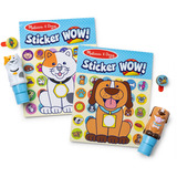 Spin Master Melissa & Doug - Sticker WOW! Sticker-Stempelset 2er-Pack Tiere, Basteln 