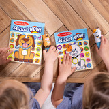 Spin Master Melissa & Doug - Sticker WOW! Sticker-Stempelset 2er-Pack Tiere, Basteln 