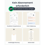 SwitchBot smartes Heizkörperthermostat, Heizungsthermostat weiß