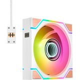 Thermaltake SWAFAN 120 EX INFINITY ARGB Sync PC Cooling Fan Wood Edition, Gehäuselüfter weiß, 3er-Pack, 120 mm, 124 mm