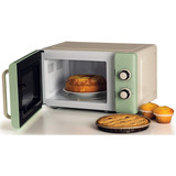 Ariete Vintage Mikrowelle creme/hellgrün, 20 Liter