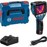 Bosch Akku-Wärmebildkamera GTC 600 C Professional, 12Volt, Thermodetektor blau/schwarz, Li-Ionen-Akku 2,0Ah, L-BOXX