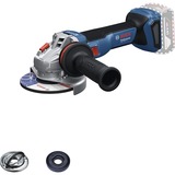 Bosch Professional Akku-Winkelschleifer GWS 18V-11 S Professional solo, 18Volt blau, ohne Akku und Ladegerät, in L-BOXX