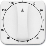 Busch-Jaeger Abdeckung 120 Minuten für Zeitschaltuhr, Rahmen weiß, Retail