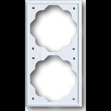 Busch-Jaeger Rahmen zwei-fach, Unterputzmontage, Kunststoff, glänzend, Schutzart IP20, 81 x 152 x 6 mm Retail