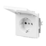 Busch-Jaeger Schutzkontakt-Steckdosen-Einsatz weiß, Retail