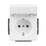 Busch-Jaeger Schutzkontakt-Steckdosen-Einsatz weiß, Retail