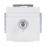 Busch-Jaeger Schutzkontakt Steckdosen-Einsatz mit erhöhtem Berührungsschutz weiß, Retail