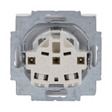 Busch-Jaeger Schutzkontakt Steckdosen-Einsatz mit erhöhtem Berührungsschutz weiß, Retail