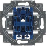 Busch-Jaeger Serienschalter-Einsatz 230 Volt 10 Ampere Typ 2000/5 US Unterputz mit Steckklemme blau, Retail