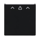 Busch-Jaeger Zentralscheibe Cardschalter Radiofrequenz-Identifikation 1792 Radiofrequenz-Identifikation-885, Abdeckung schwarz, Retail