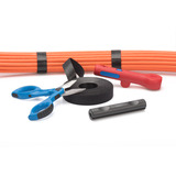 Digitus Klettband für strukturierte Verkabelung, 10 Meter Rolle, Kabelführung schwarz, 20mm breit