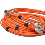 Digitus Klettband für strukturierte Verkabelung, 10 Meter Rolle, Kabelführung schwarz, 20mm breit