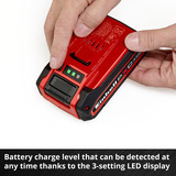 EINHELL Akku Power-X-Change Plus TWIN-PACK 18Volt 3,0Ah rot/schwarz, 2 Stück, ohne Ladegerät
