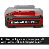 EINHELL Akku Power-X-Change Plus TWIN-PACK 18Volt 3,0Ah rot/schwarz, 2 Stück, ohne Ladegerät