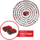 EINHELL Akku Power-X-Change Plus TWIN-PACK 18Volt 3,0Ah rot/schwarz, 2 Stück, ohne Ladegerät
