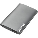 Intenso Portable SSD Premium 256 GB, Externe SSD anthrazit, USB-A 3.2 Gen 1 (5 Gbit/s), 1,8"