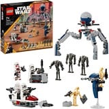 LEGO 75372 Star Wars Clone Trooper & Battle Droid Battle Pack, Konstruktionsspielzeug 