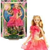 Mattel Wicked Glinda-Modepuppe mit abnehmbarem Outfit und Accessoires
