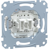 Merten Aus/Wechselschalter Einsatz einpolig 10 Ampere 250 Volt Wechselstrom MEG3116-0000 Retail