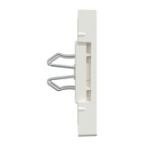 Merten Zentralplatte für RJ12-Telefonsteckdosen-Einsätze glänzend weiß, Retail