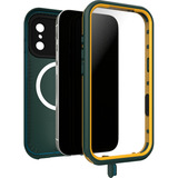 Otterbox Frē, Handyhülle dunkelgrün/gelb, iPhone 17 Pro, MagSafe