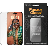 PanzerGlass Ceramic Displayschutz Ultra-Wide Fit, Schutzfolie transparent, iPhone 15 Pro Max, EasyAligner