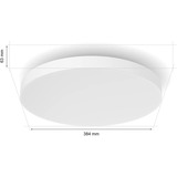 Philips Hue White & Color Ambiance Deckenleuchte Datura, klein, LED-Leuchte weiß, rund