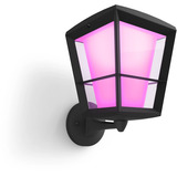Philips White & Color Ambiance Econic Outdoor stehende Wandleuchte, LED-Leuchte schwarz