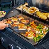 RÖSLE Full-Size BBQ Plancha, Grillplatte edelstahl, für ALLFLAME/EPICFLAME 4
