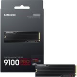 Samsung 9100 PRO Heatsink 8 TB, SSD PCIe 5.0 x4, NVMe 2.0, M.2 2280