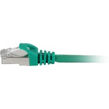 Sharkoon Patchkabel SFTP, RJ-45, mit Cat.7a Rohkabel grün, 7,5 Meter