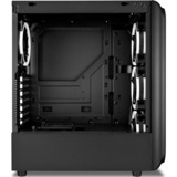 Sharkoon TK5M RGB Generalüberholt, Tower-Gehäuse schwarz, Gehärtetes Glas