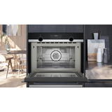 Siemens CM585AGS1 IQ500, Mikrowelle schwarz/edelstahl