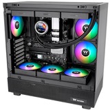 Thermaltake CT140 EX Reverse ARGB Sync PC Cooling Fan, Gehäuselüfter schwarz, 3er Pack, 140 mm
