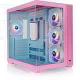 Thermaltake View 380 TG ARGB , Tower-Gehäuse rosa, Tempered Glass x 2