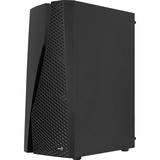 Aerocool Wave-G-BK-v1, Tower-Gehäuse schwarz, Tempered Glass