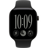 Apple Watch Series 12, Smartwatch schwarz, Aluminium, 46 mm, Sportarmband schwarz S/M, Cellular