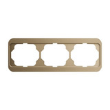 Busch-Jaeger Rahmen dreifach waagerecht bronze, Retail