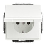 Busch-Jaeger Schutzkontakt Steckdosen Einsatz 20 EUKB-884 weiß, Retail