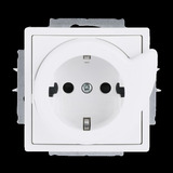 Busch-Jaeger Servicesteckdose 20 EUCBDR-884 weiß (matt), Retail