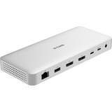 D-Link DUF-901, Dockingstation silber, USB-A, USB-C, DP, RJ-45
