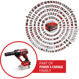 EINHELL Power X-Change Akku-Druckreinigerpistole HYPRESSO 18/24-1, 18Volt rot/schwarz, ohne Akku und Ladegerät