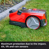 EINHELL Power X-Change Mähroboter FREELEXO CAM PLUS 600 rot/schwarz, Li-Ion Akku Plus 4,0Ah, Kamera + Sensor