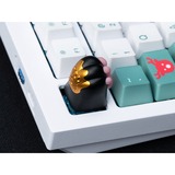 Keychron Kitty Paw Aluminum Alloy Artisan Keycap, Tastenkappe schwarz/rosa