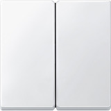 Merten Wippe für Serienschalter, zweiteilige Wippe, geeignet für Rolladensteuerung, Kunststoff Duroplast weiß (glänzend), Retail