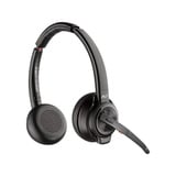 Poly Savi 8220 UC DECT, Headset schwarz, Stereo, USB-A, USB-C, Microsoft Teams