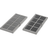 Respekta Aktiv-Kohlefilterset MIZ 7800 silber/schwarz, 2 Stück