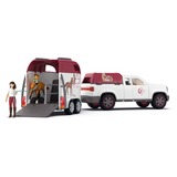 Schleich Horse Club Mobile Tierärztin mit Anhänger, Spielgebäude 